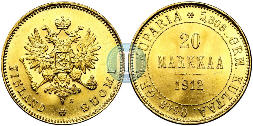 Picture 20 markkaa 1912 year S 