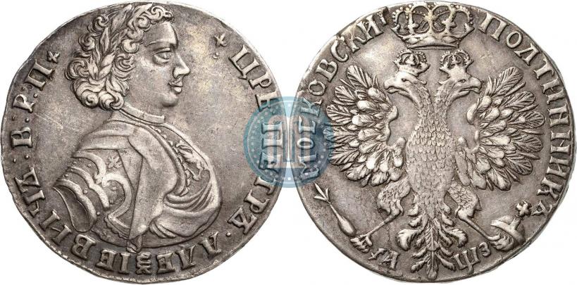 Фото Полтина 1707 года  