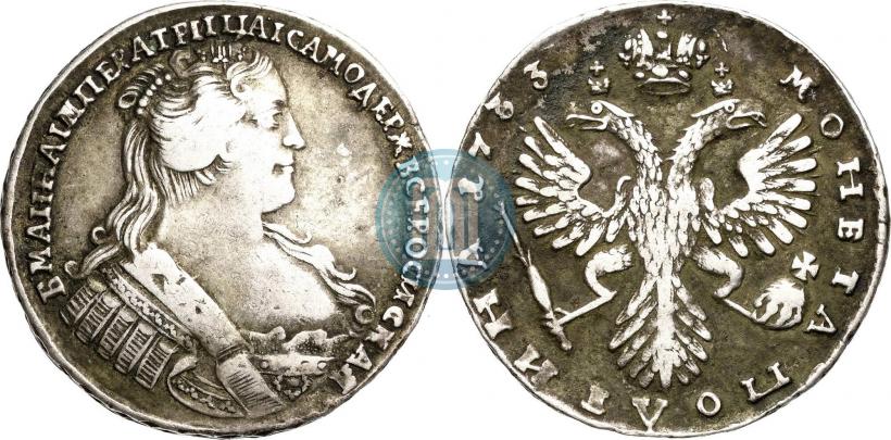 Picture Poltina 1733 year  