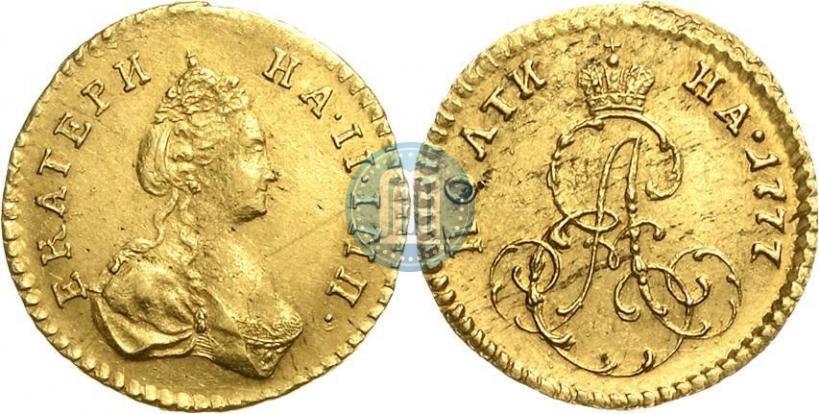 Фото Полтина 1777 года  