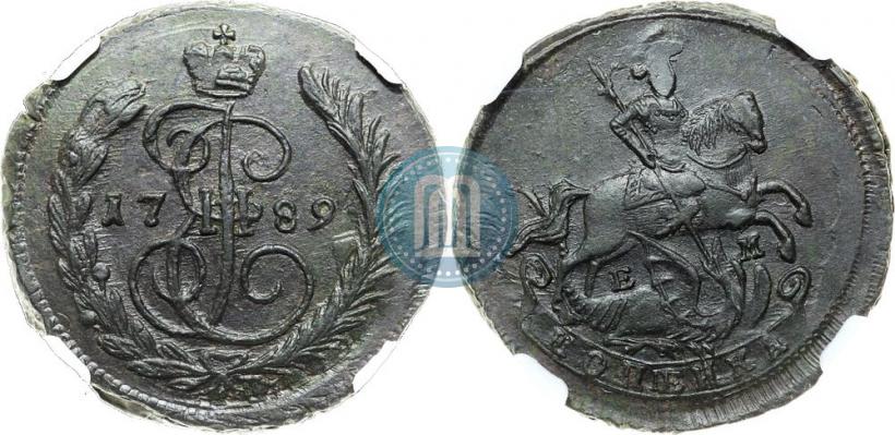 Фото 1 копейка 1789 года ЕМ 