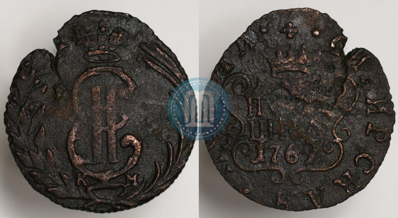 Фото Полушка 1769 года КМ 