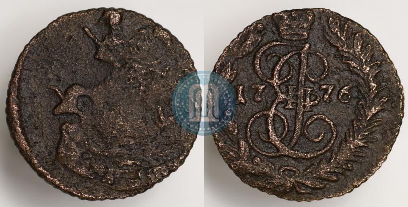 Фото Полушка 1776 года ЕМ 