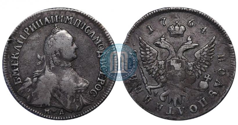 Фото Полуполтинник 1764 года ММД-EI-Т.I. 
