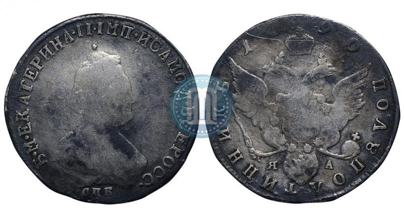 Фото Полуполтинник 1790 года СПБ-ЯА 