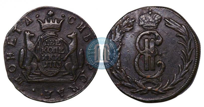 Picture 2 kopecks 1773 year КМ 