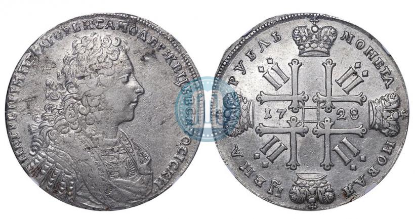 Фото 1 рубль 1728 года  "Тип 1728"