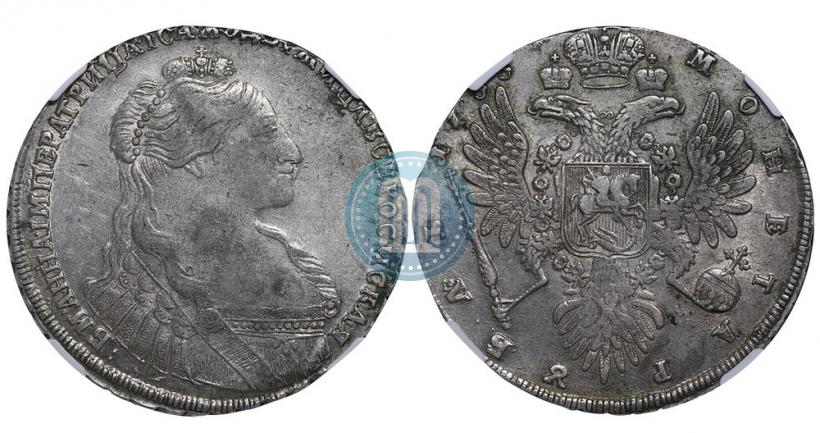 Picture 1 rouble 1735 year  