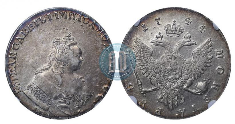 Picture 1 rouble 1744 year ММД 