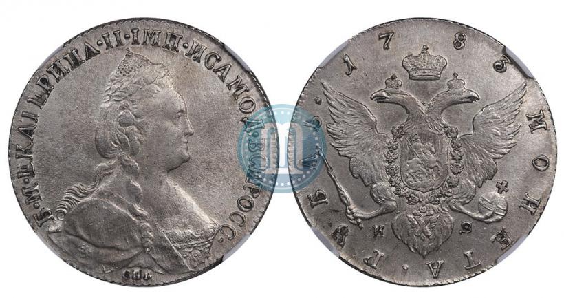 Picture 1 rouble 1783 year СПБ-ИЗ 