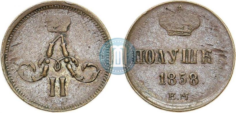 Picture Polushka 1858 year ЕМ 