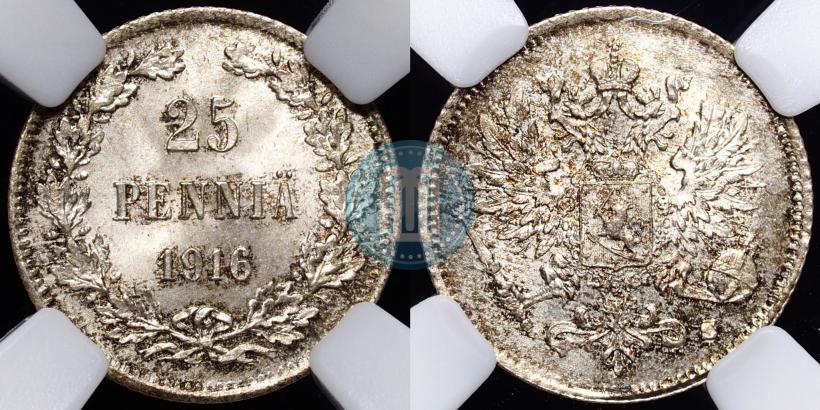 Фото 25 пенни 1916 года S 