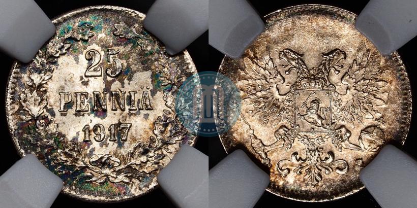 Фото 25 пенни 1917 года S 