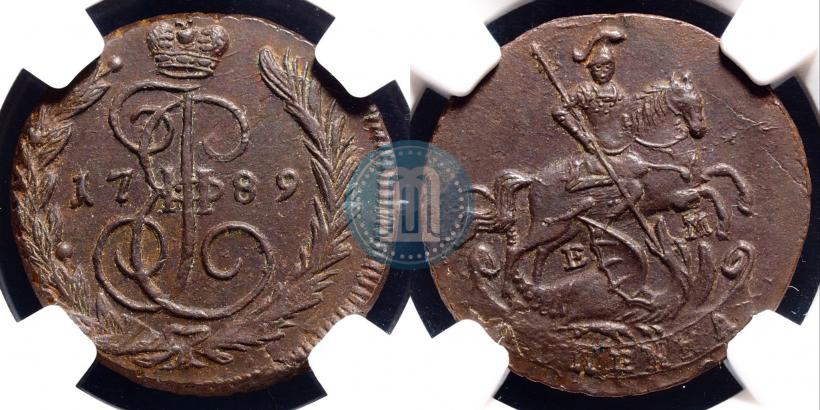 Фото 1 копейка 1789 года ЕМ 