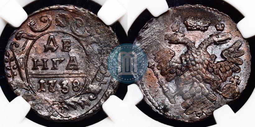 Фото Денга 1738 года  