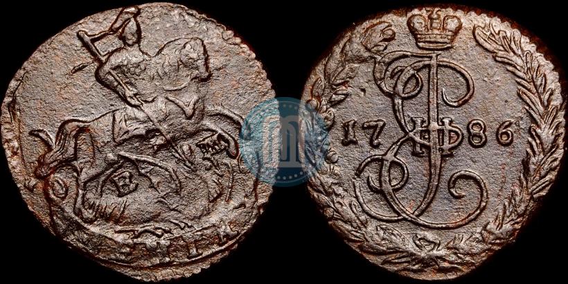 Фото Денга 1786 года КМ 