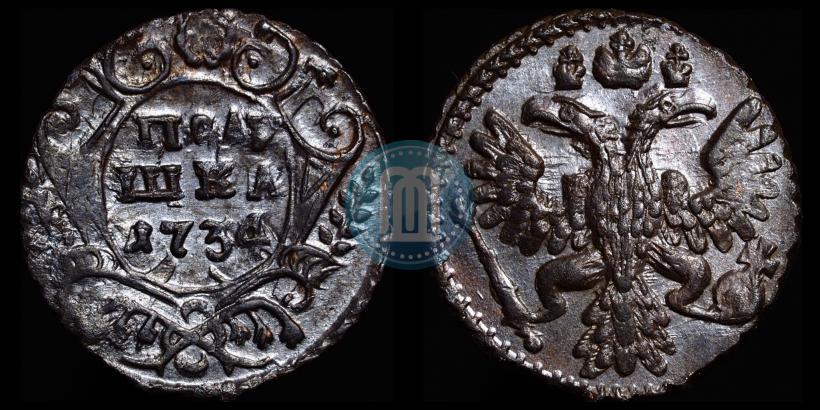 Picture Polushka 1734 year  