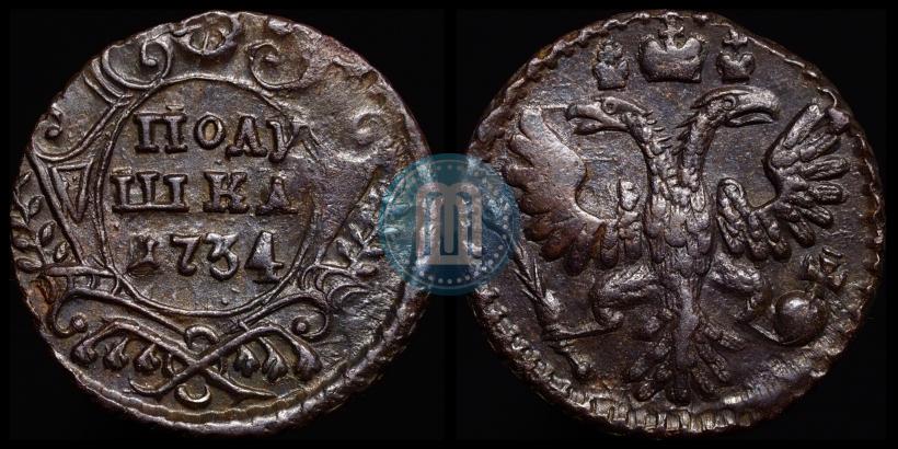 Picture Polushka 1734 year  