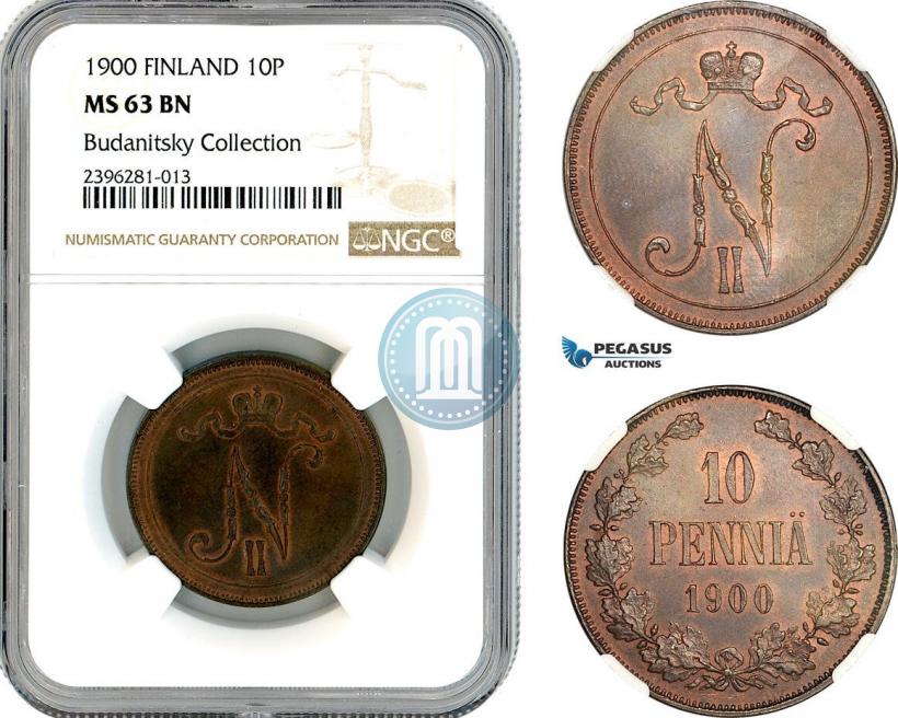 Picture 10 pennia 1900 year  