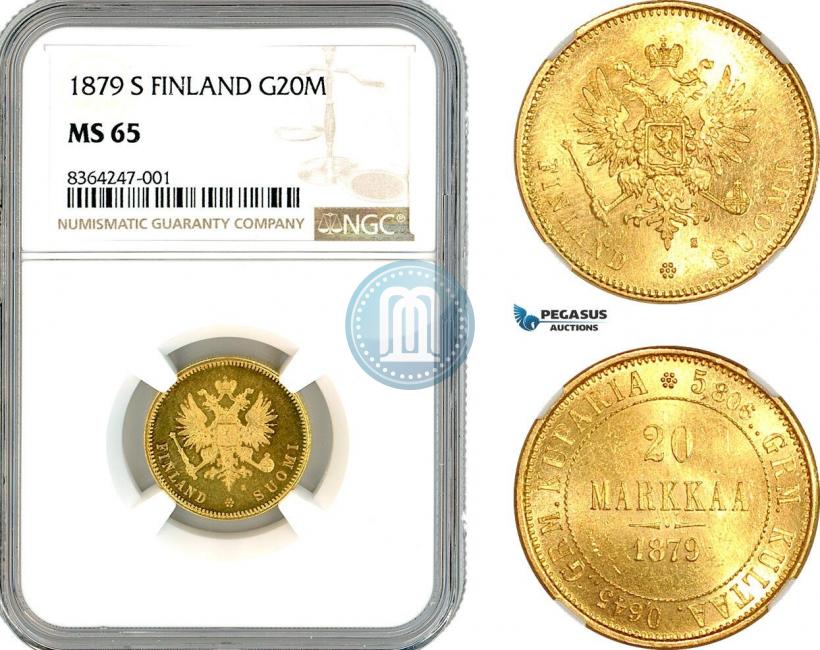 Picture 20 markkaa 1879 year S 