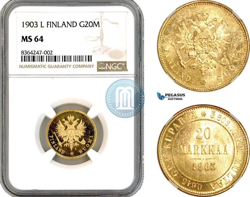 Picture 20 markkaa 1903 year L 