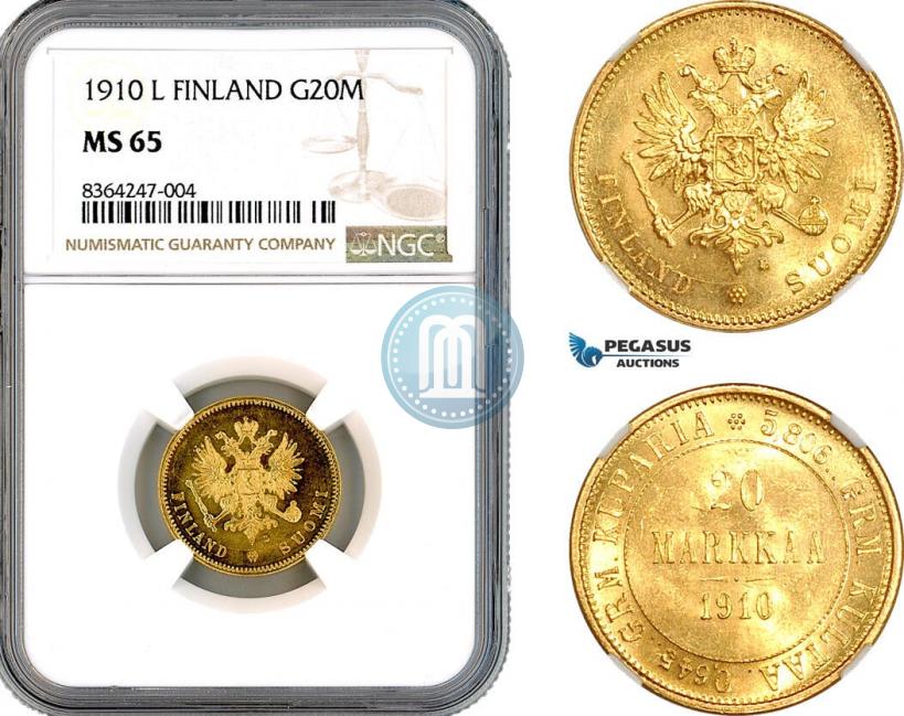 Picture 20 markkaa 1910 year L 