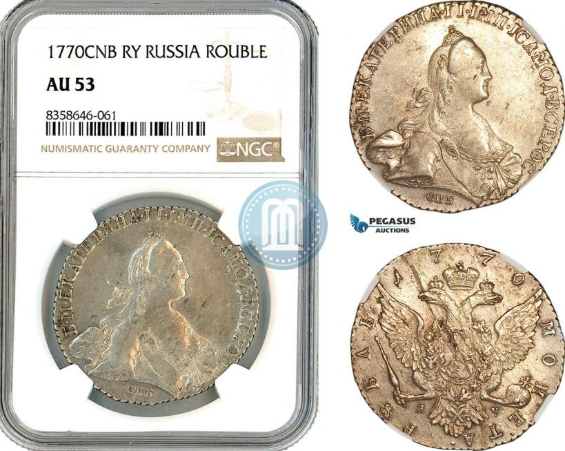 Picture 1 rouble 1770 year СПБ-ЯЧ 
