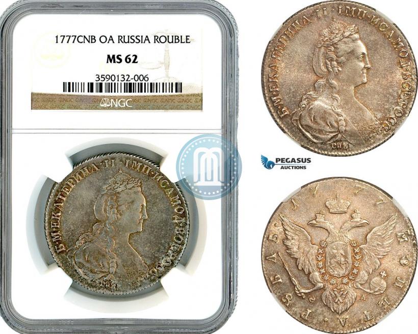 Picture 1 rouble 1777 year СПБ-ФЛ 
