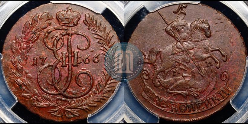 Picture 2 kopecks 1766 year ММ 