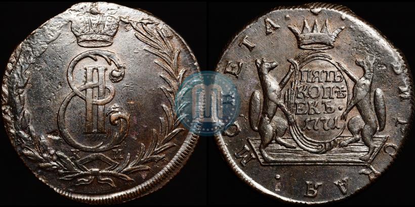 Picture 5 kopecks 1771 year КМ 
