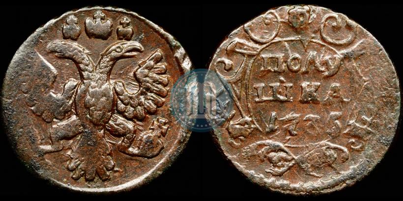 Picture Polushka 1735 year  