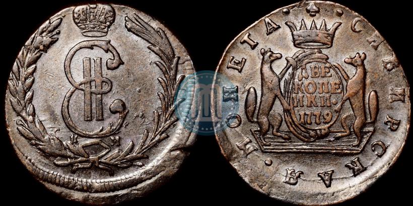 Picture 2 kopecks 1777 year КМ 
