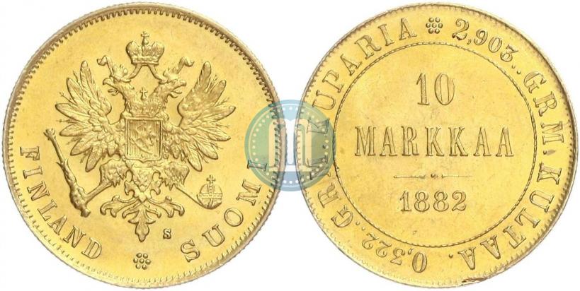 Фото 10 марок 1882 года S 