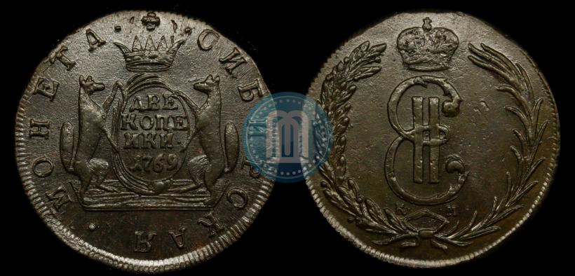 Picture 2 kopecks 1769 year КМ 