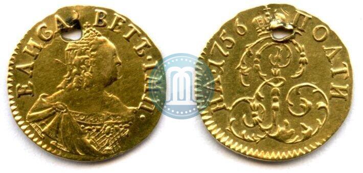 Фото Полтина 1756 года  