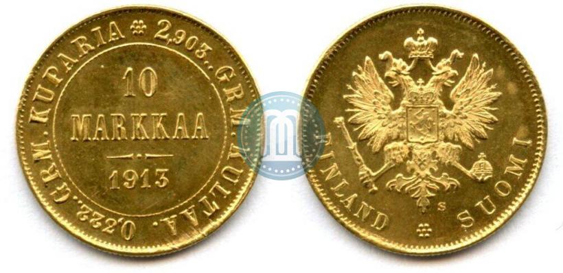 Фото 10 марок 1913 года S 