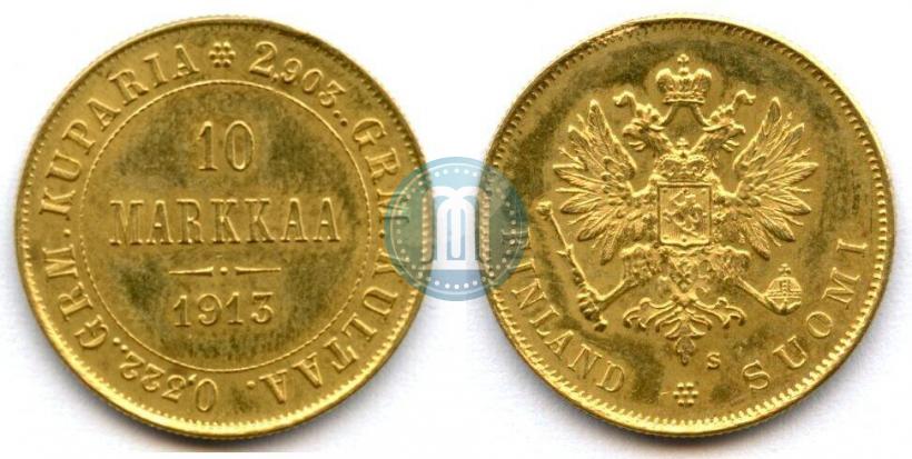 Picture 10 markkaa 1913 year S 