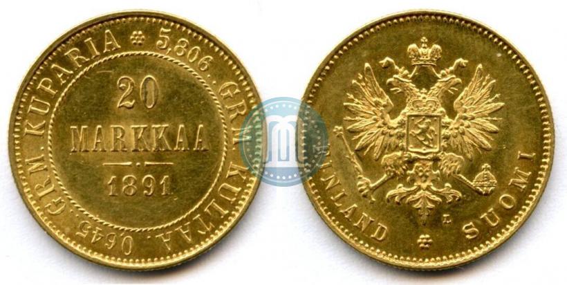Фото 20 марок 1891 года L 
