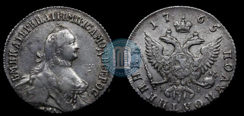 Фото Полуполтинник 1765 года ММД-EI-Т.I. 