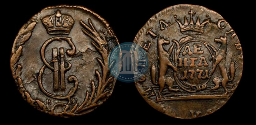 Фото Денга 1771 года КМ 