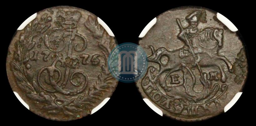 Фото Полушка 1771 года ЕМ 