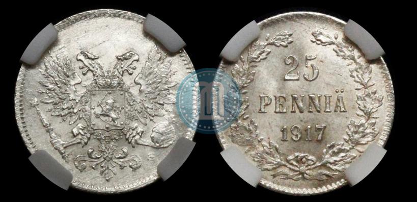 Фото 25 пенни 1917 года S 