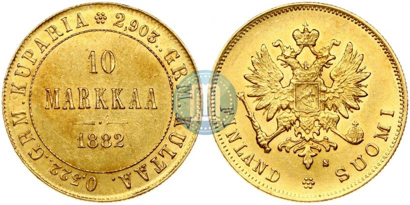 Фото 10 марок 1882 года S 