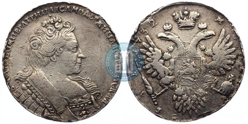 Picture 1 rouble 1732 year  