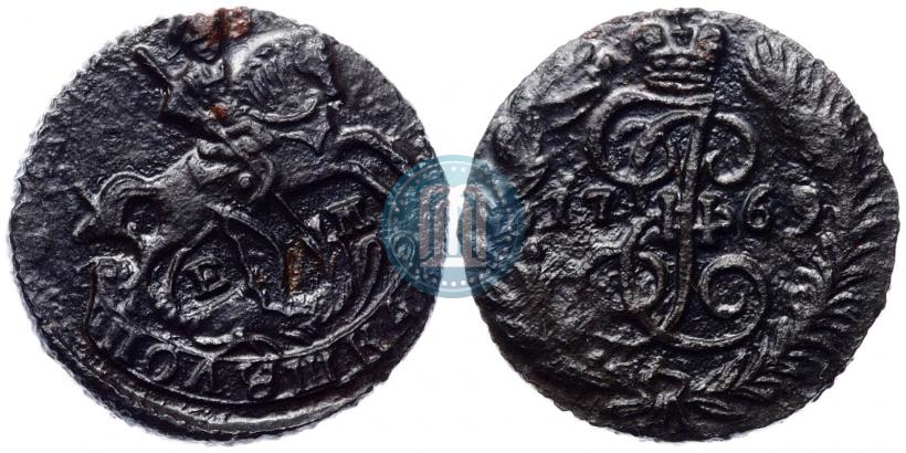 Фото Полушка 1769 года ЕМ 