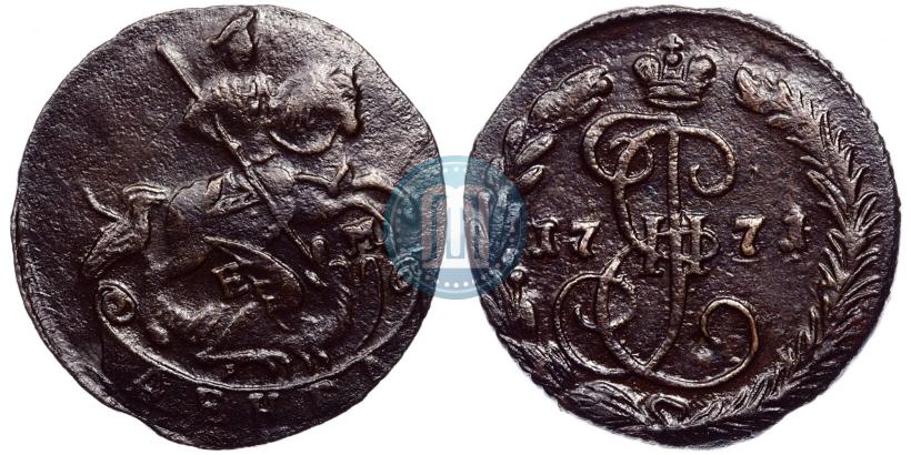 Фото Денга 1771 года ЕМ 