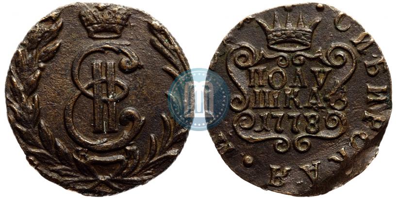 Фото Полушка 1778 года КМ 