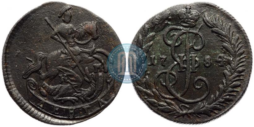 Фото Денга 1784 года КМ 
