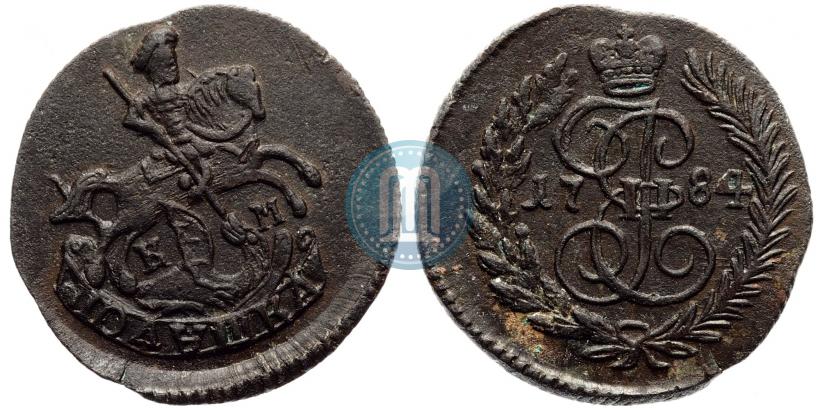 Фото Полушка 1784 года КМ 