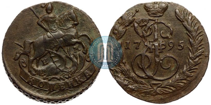 Фото 1 копейка 1795 года ЕМ 